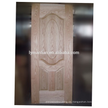 Chapa de madera decorativa puerta real moldeada puerta piel